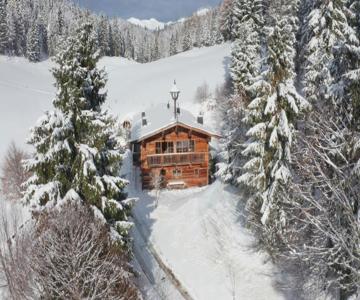 Luxury Old Wood Mountain Chalet In A Sunny Secluded Location With Gym, Sauna & Whirlpool