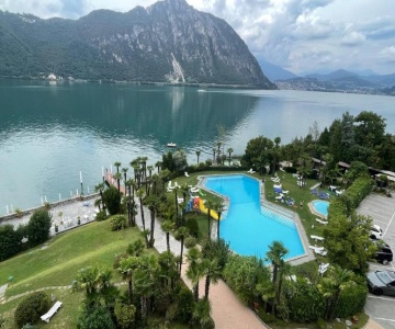 Wunderschönes Apartment Direkt Am See, Bissone Bei Lugano/tessin