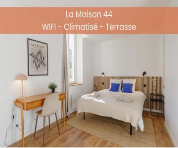 La Maison 44 - T2 - Clim, Terrasse, Garage, Via Rhôna