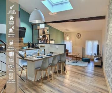 Myzenplace - Duplex 100m2 Cosy, Atypique, Situation Idéale, Parking