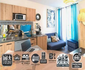 Appart Moderne Reve Bleu Hypercentre Blois à 5 Min Château