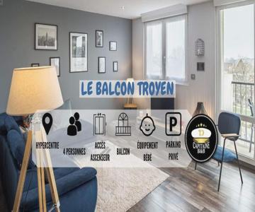 Le Balcon Troyen - Proche Hypercentre - 4 Pers.