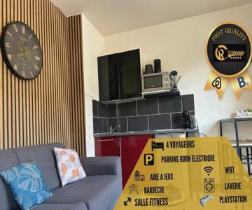 Reve Divin T2 En R/c Parking-bagagerie-salle Sport-barbecue