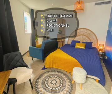 [l’Écrin] Studio Equipé Avec Vue Panoramique