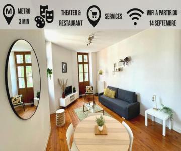 Le Riquet - 4 People - Hyper Center - Metro