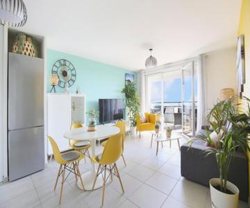 T3 Panoramic View Toulouse, Near Chu Rangueil, 2 Chambres, Tout équipé, Neuf